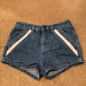 Free People High Waisted Sweet Surrender Jean Shorts Size 0/W 24